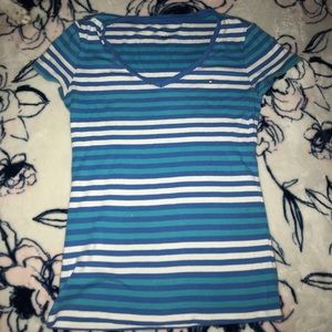 blue and white Tommy Hilfiger